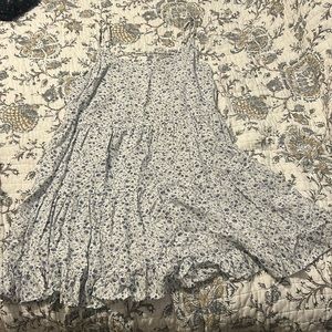 Garage open back floral dress